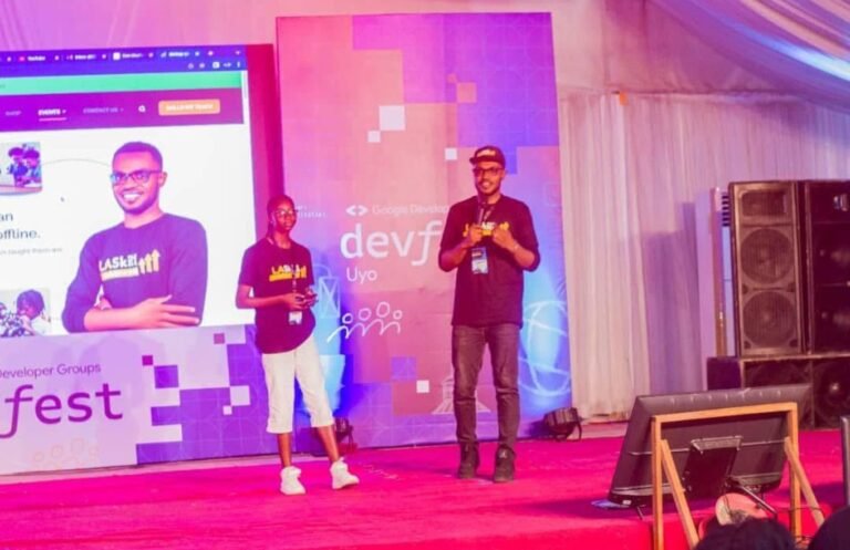 DevFest-Uyo-2023-Charles-Izuoba-Speaking